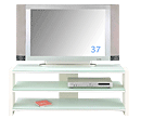 薄型テレビ対応のテレビ台。TVラック　GAV-5011ホワイト