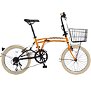 ドッペルギャンガー折り畳み自転車　m6Orange　オレンジ