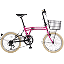ドッペルギャンガー折り畳み自転車　m6Pink　ピンク