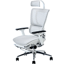 レッグレスト付オフィスチェア　iForm chair　ホワイト