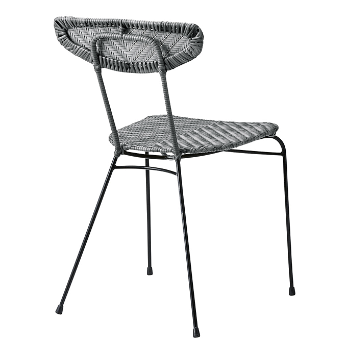 ガーデンチェアテガール背面