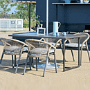 コルトバガーデンセット ラスティテーブル150