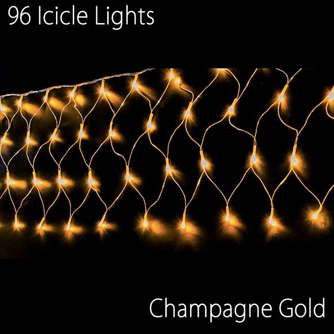 ネックレスつららライト　シャンパンゴールド　100VI1C2SG962