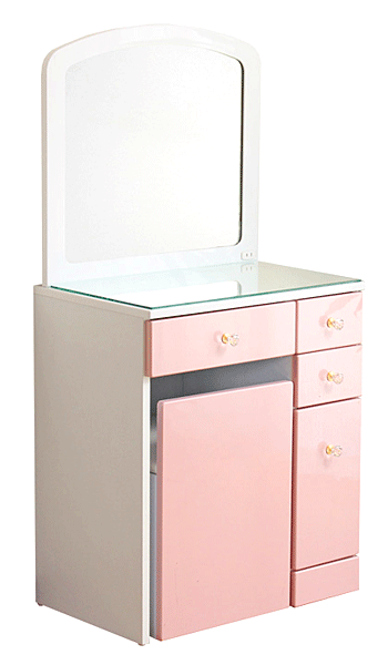 かわいいピンクのドレッサー Iw 190 問屋卸し格安通販モモダ家具