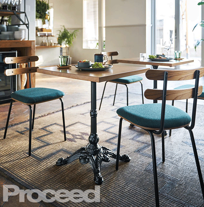 スチール椅子 オフィス レストランチェア フォレストII プロシード 業務用家具