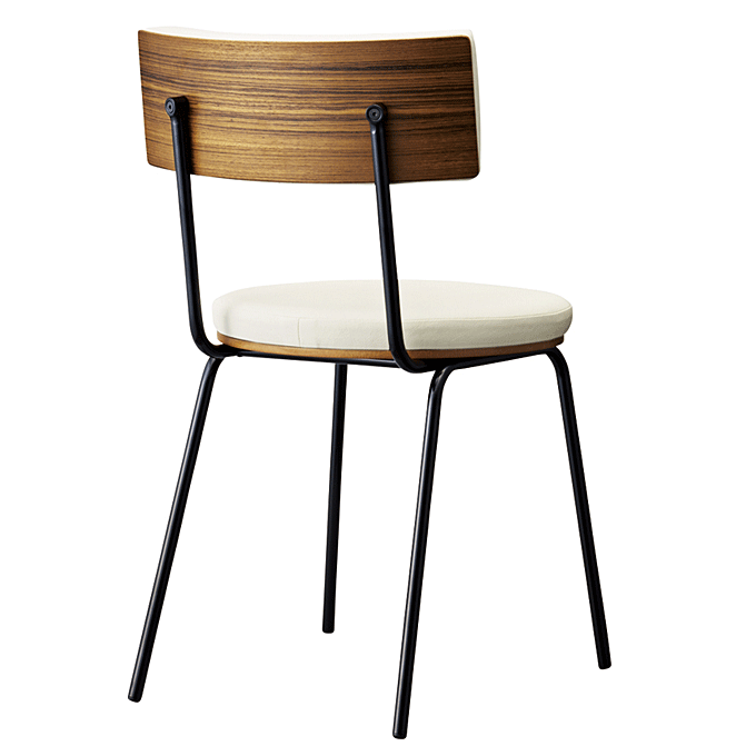 スチール椅子 ティークII バック