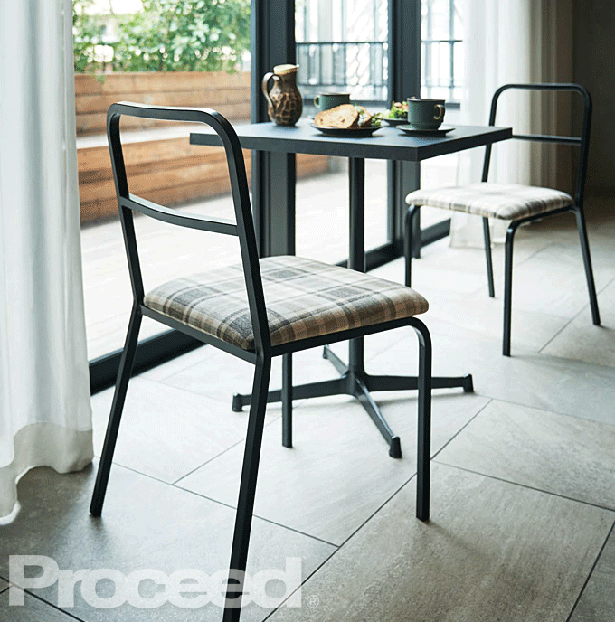 スチール椅子 オフィス レストランチェア シャドウ プロシード 業務用家具