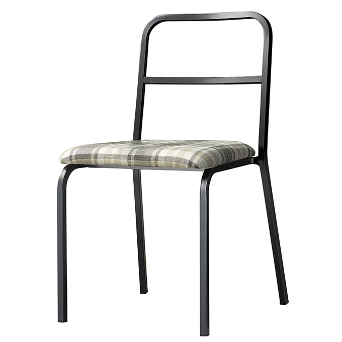 スチール椅子 シャドウ ブラック