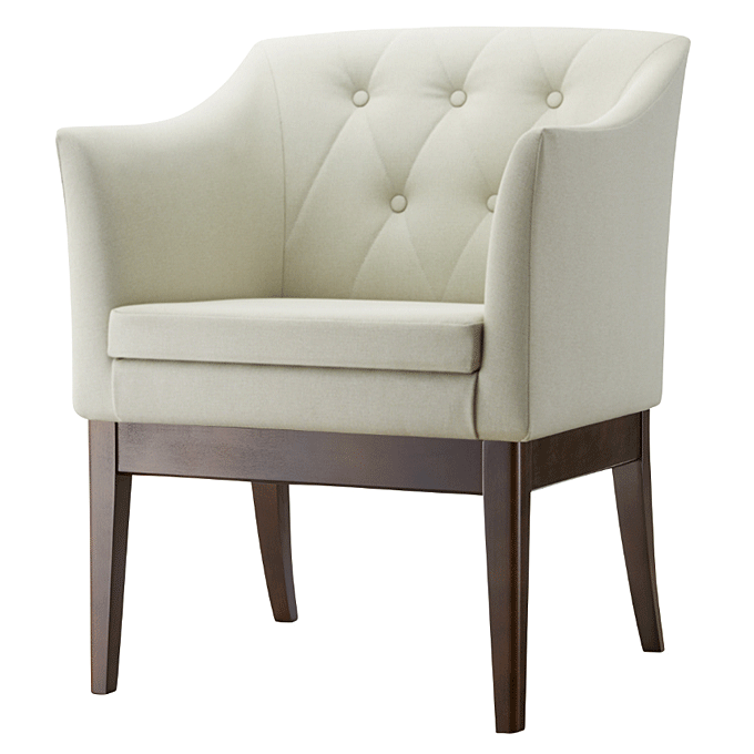 木製椅子 ラグジェ ブラウン