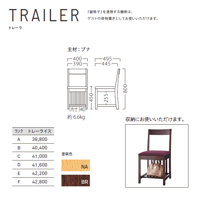 �ؐ��֎q�@�g���[���@���i�d�l