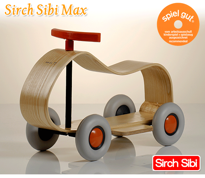 子ども用木製乗り物・玩具「Sirch Sibi」サーチシビ Maxマックス｜問屋 