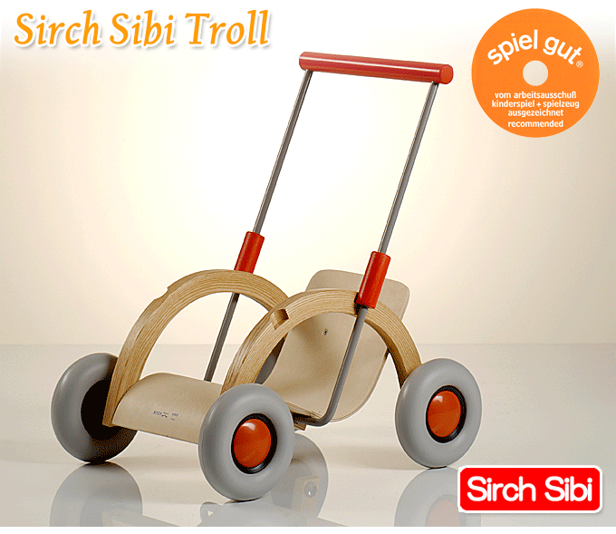 子ども用木製乗り物・玩具Sirch Sibi Troll トロール｜問屋卸し格安 