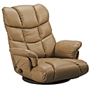 ヘッドサポート座椅子YS-1495　ブラウン