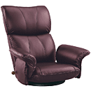 スーパーソフトレザー座椅子YS-1396HR　ワインレッド