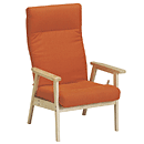 リクライニングチェア　高座椅子　REC-14(OR)オレンジ
