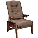 日本製 完成品の高座椅子　YS-1507ブラウン